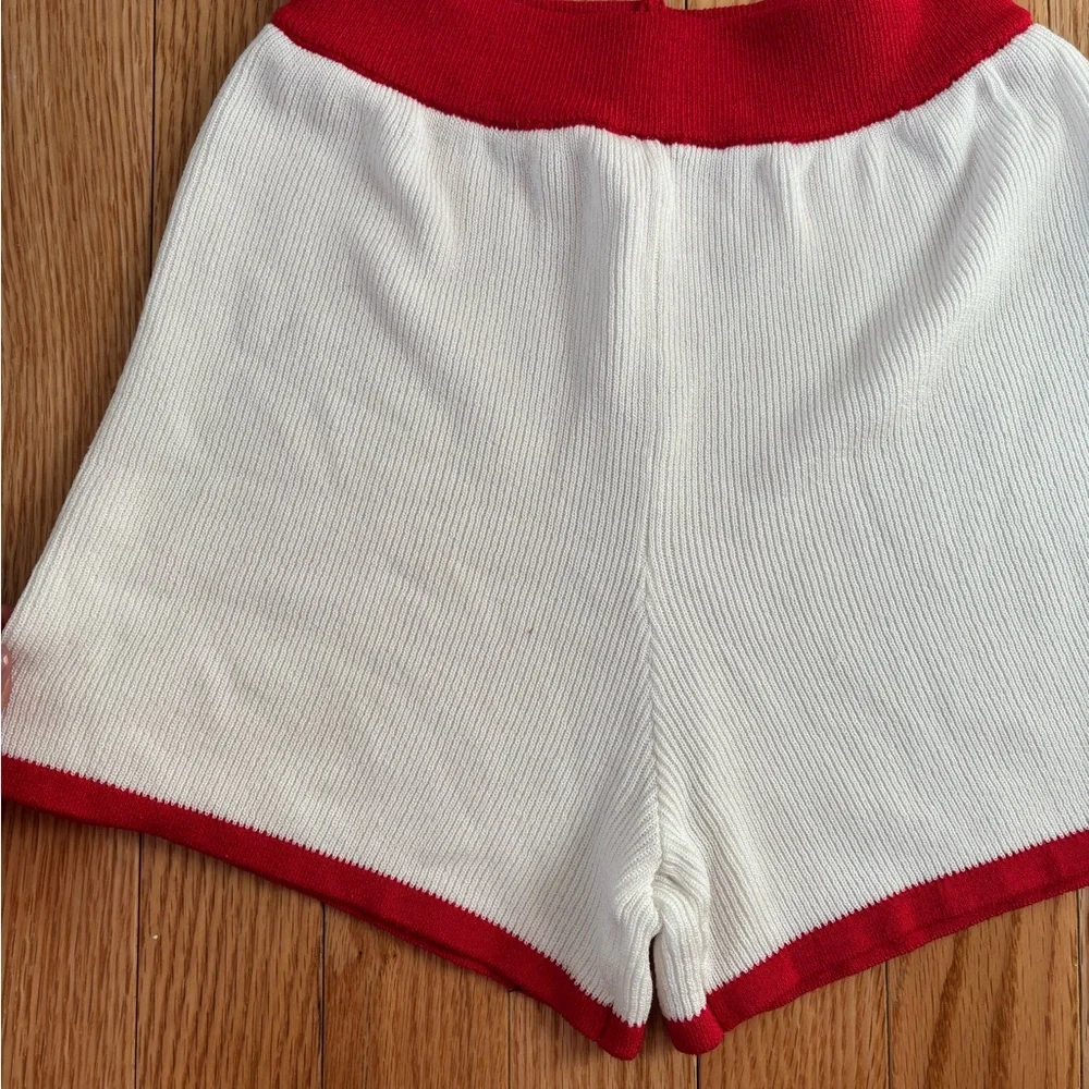 Stylish Red and White Women's Intimate Set - Picture 3 of 8